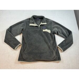 Women's Patagonia Re-tool Half Snap Pullover Grey Size L